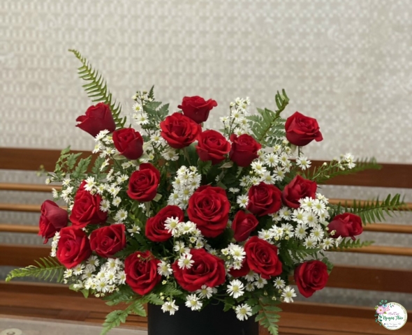 Giỏ Hoa Chúc Mừng 21