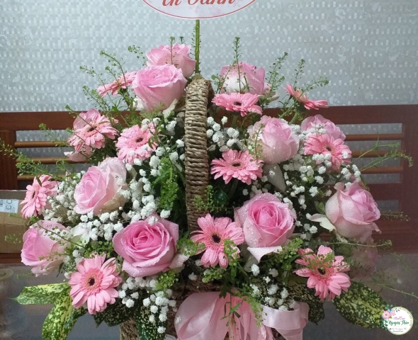 Giỏ Hoa Chúc Mừng 22