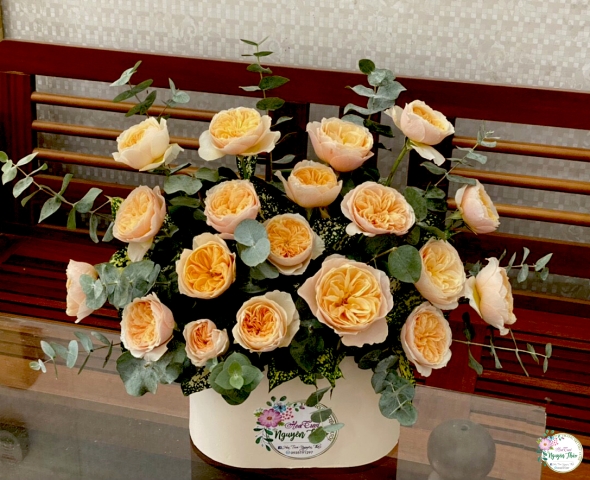 Giỏ Hoa Chúc Mừng 0002