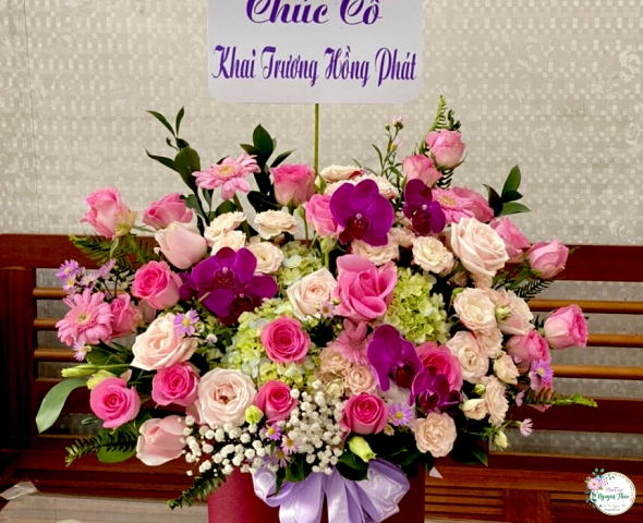 Giỏ Hoa Chúc Mừng 0020