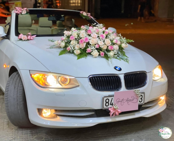 Trang trí xe hoa 07