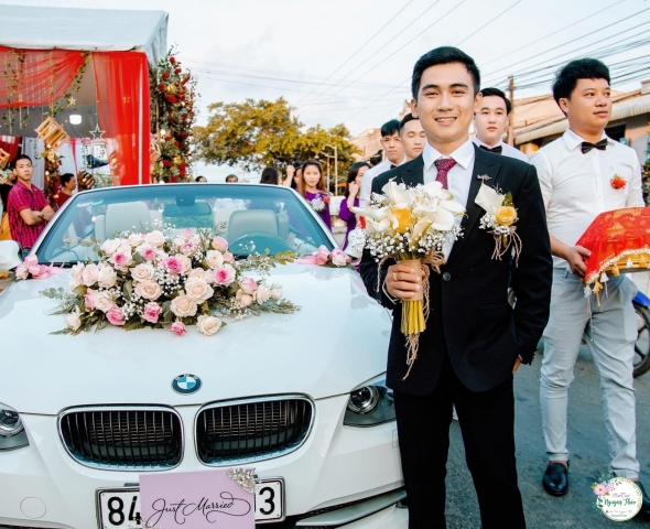 Trang trí xe hoa 07
