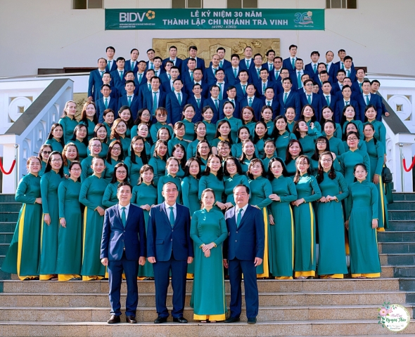 TỔ CHỨC LỄ KỶ NIỆM THÀNH LẬP CHUYÊN NGHIỆP TẠI TP. TRÀ VINH - KỶ NIỆM 30 NĂM THÀNH LẬP NGÂN HÀNG BIDV