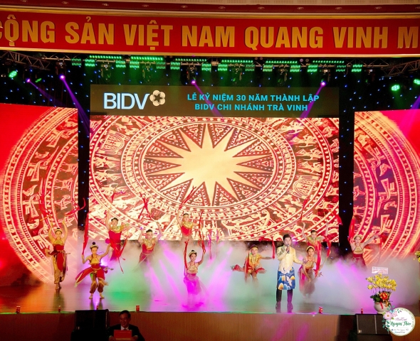 TỔ CHỨC LỄ KỶ NIỆM THÀNH LẬP CHUYÊN NGHIỆP TẠI TP. TRÀ VINH - KỶ NIỆM 30 NĂM THÀNH LẬP NGÂN HÀNG BIDV